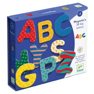 38 Colorful magnetic letters for kids