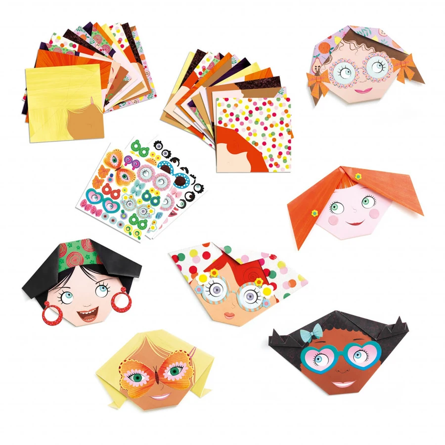 Personnages en origami Djeco