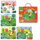 4 Puzzle - Seasons 6 pcs