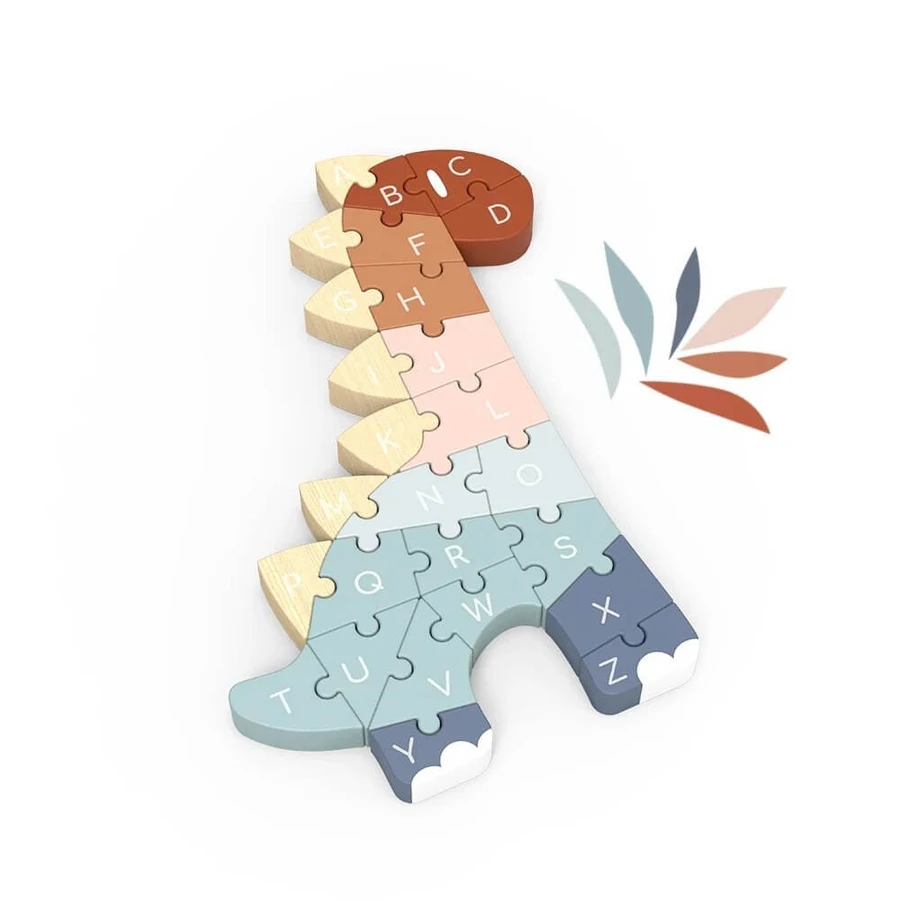 Houten puzzel ABC Dino, Speedy Monkey