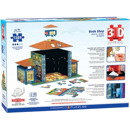 Librarie 3D puzzel, 1389 stukjes