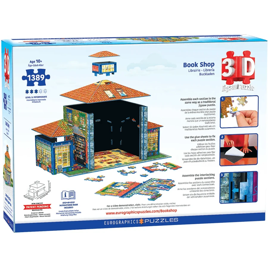Librarie 3D puzzel, 1389 stukjes