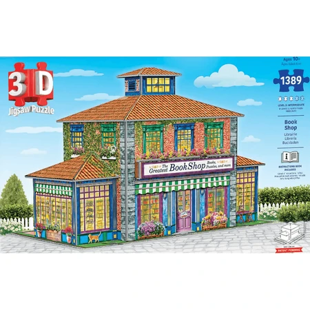 Librarie 3D puzzel, 1389 stukjes
