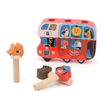 Houten speelgoed POP-UP Bus - ontwerp Ingela P. Arrhenius - Vilac