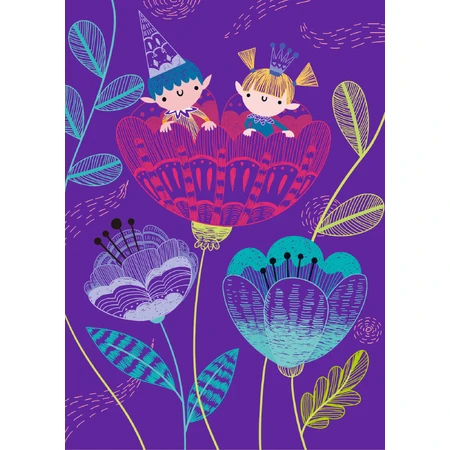 A5 Scratch A5 - Elves in the forest