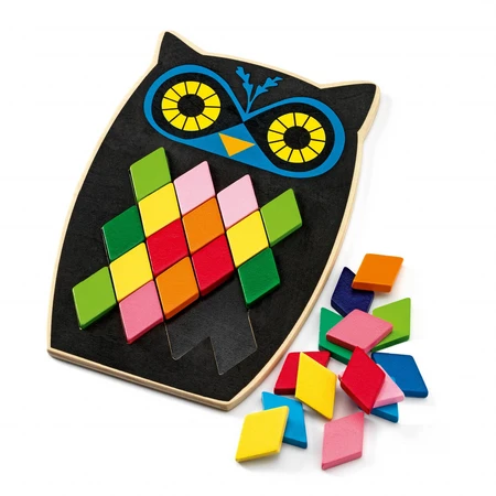 Uil mozaïek puzzel