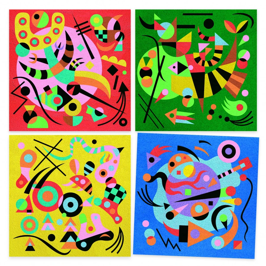 Inspirado en Kandinsky, Djeco