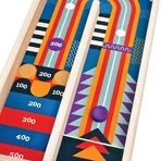 Jeu de société en bois 2 en 1 Flipper et Ludo, Svoora