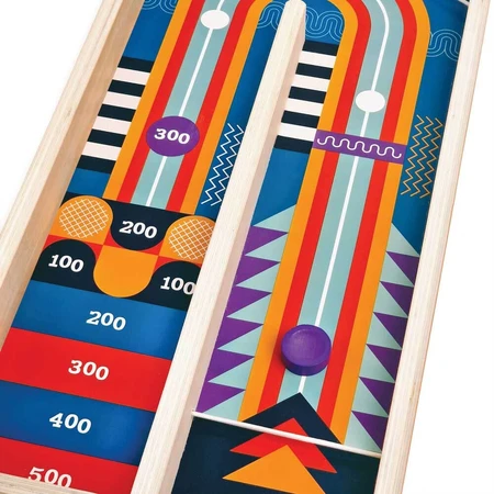 Jeu de société en bois 2 en 1 Flipper et Ludo, Svoora