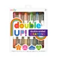 Double wax crayons, set of 6, Double up! , 12 colors