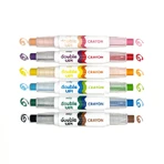 Double wax crayons, set of 6, Double up! , 12 colors
