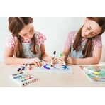 Double wax crayons, set of 6, Double up! , 12 colors