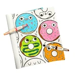 Double wax crayons, set of 6, Double up! , 12 colors