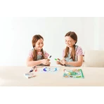 Double wax crayons, set of 6, Double up! , 12 colors