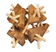 Logicaspel IQ in bamboehout Sticks&triangles