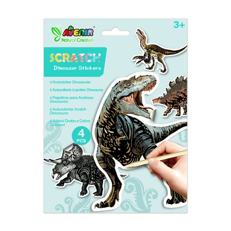 Radierbare Sticker - Dinosaurier, Kollektion Natural Creations