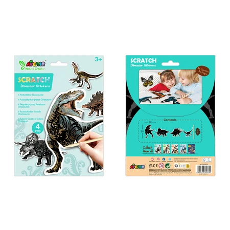 Radierbare Sticker - Dinosaurier, Kollektion Natural Creations