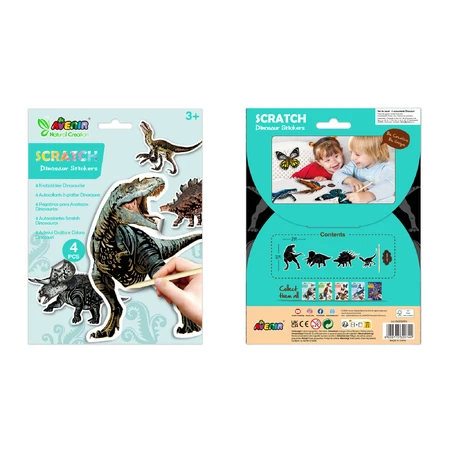Radierbare Sticker - Dinosaurier, Kollektion Natural Creations