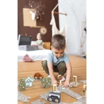 Puzzle mit Filzbahn und Autos, Speedy Monkey