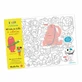 Coloring Plate Holder Monsters, Moulin Roty