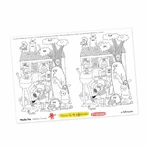 Coloring Plate Holder Monsters, Moulin Roty