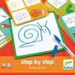 Draw step by step, animals & co Djeco