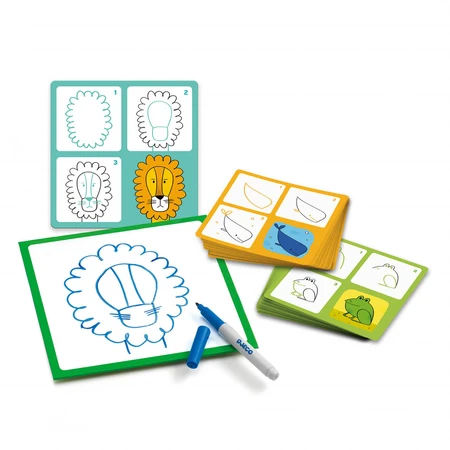 Draw step by step, animals & co Djeco
