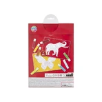 Creative sand painting by numbers set, Elefant, A4