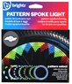 LED light with animated effects for bicycle spokes, ShapeBrightz