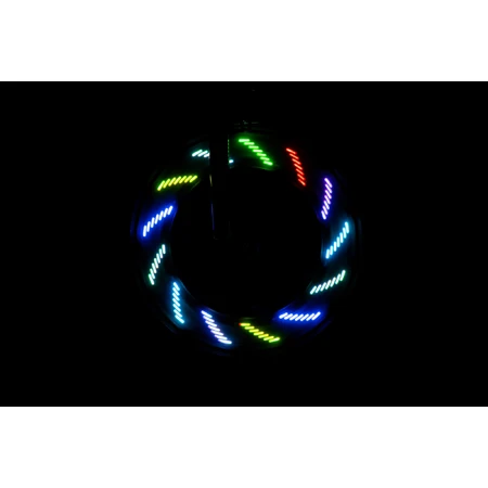 Lampe LED avec effets animés pour rayons de vélo, ShapeBrightz