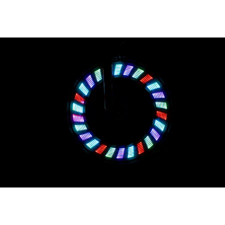Lampe LED avec effets animés pour rayons de vélo, ShapeBrightz