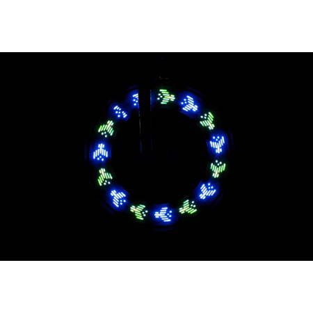 Lampe LED avec effets animés pour rayons de vélo, ShapeBrightz
