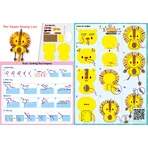 DIY sewing set - decoration pencil topper - Lion