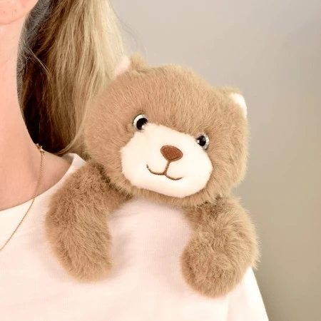 Relaxing and stress relieving plush toy - Teddy Bear - magnetic, 30 cm, brown