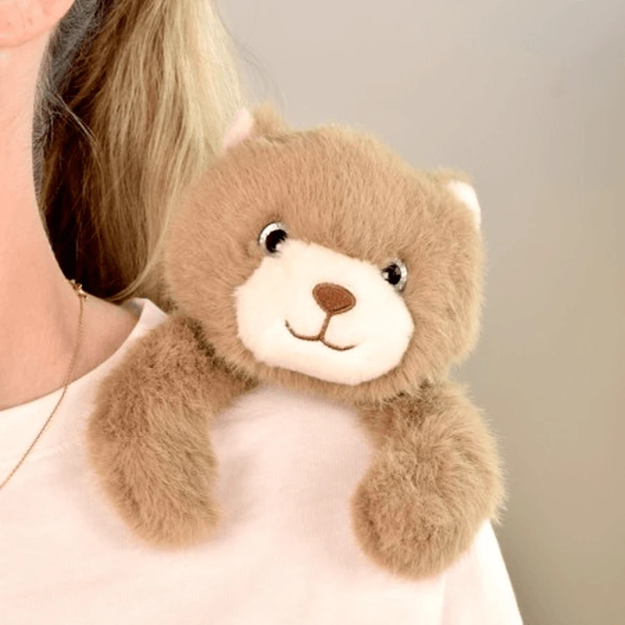 Relaxing and stress relieving plush toy - Teddy Bear - magnetic, 30 cm, brown