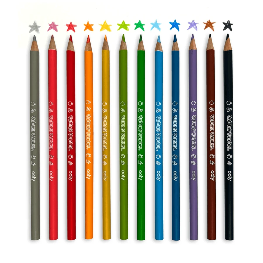 Scented colored pencils - Yummy Yummy, set of 12