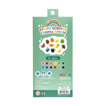 Scented colored pencils - Yummy Yummy, set of 12