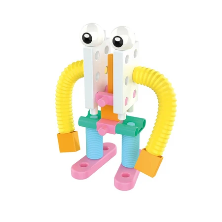 STEM building kit with flexible tubes, Gigo Toys