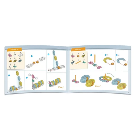 STEM building kit with flexible tubes, Gigo Toys