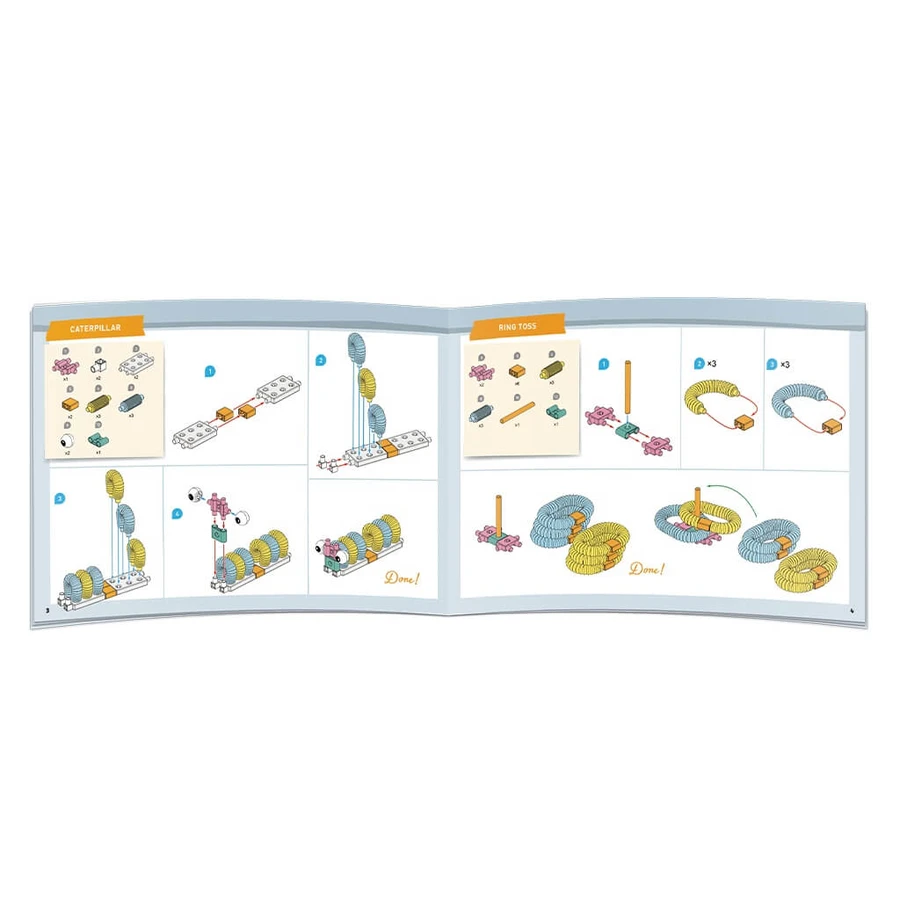 STEM building kit with flexible tubes, Gigo Toys