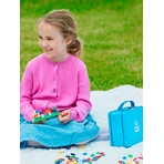 Jeu de construction Plus-Plus, 600 pièces, portable, dans une boîte en métal, couleurs standard