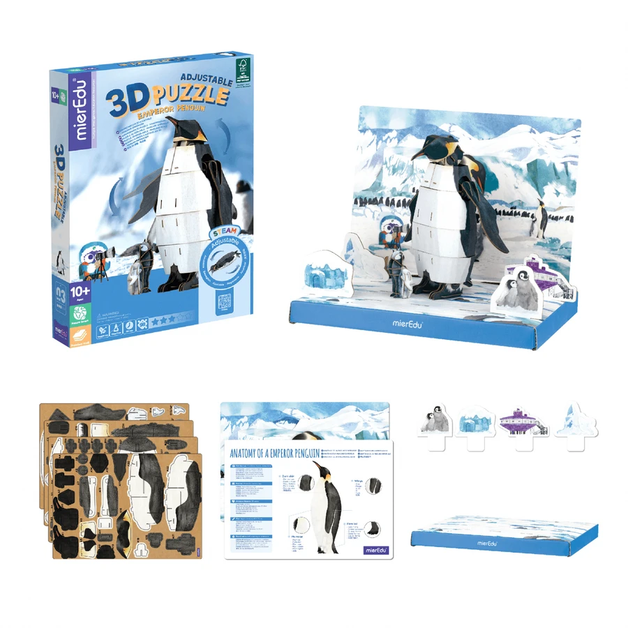 3D adjustable puzzle - Imperial Penguin (deluxe)