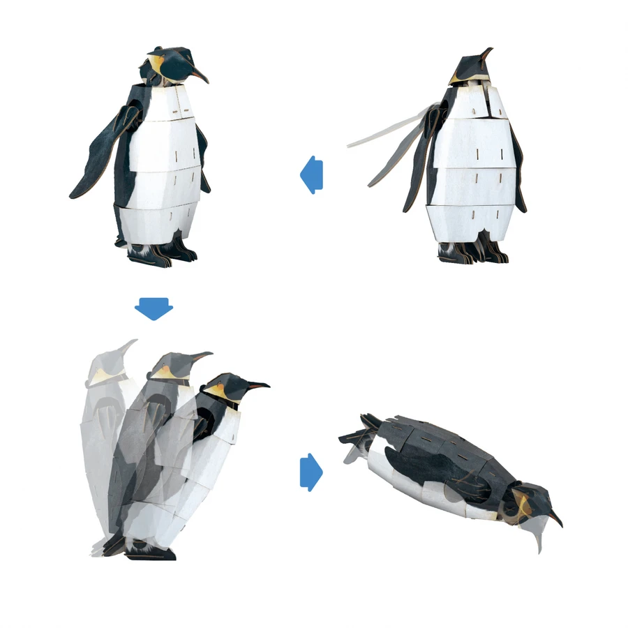 3D adjustable puzzle - Imperial Penguin (deluxe)