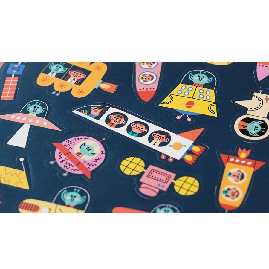 Set of repositionable stickers Londji, Cosmos