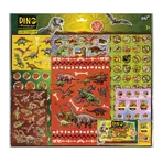 Súper set de pegatinas de dinosaurios