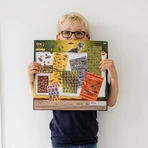 Súper set de pegatinas de dinosaurios