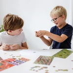 Súper set de pegatinas de dinosaurios