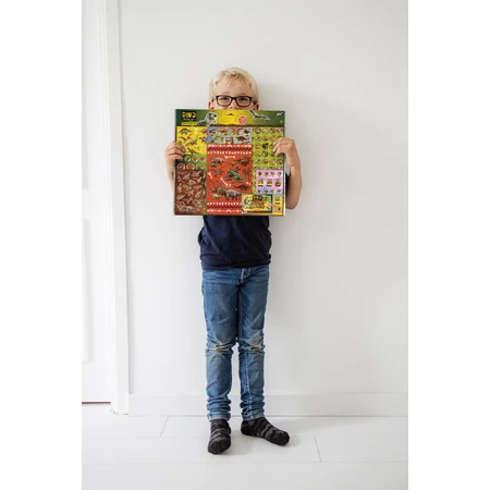 Súper set de pegatinas de dinosaurios