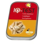 Logisch spel IQ houten bamboe knoop, metalen doos