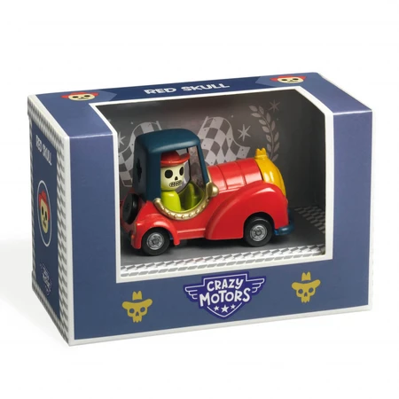 Auto mit rotem Schädel, Crazy Motors Kollektion, Djeco